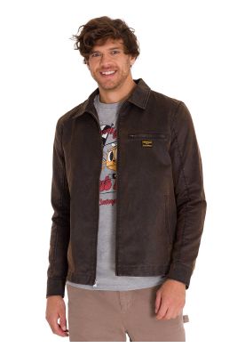 Imagen 2 del producto Chaqueta Casual Waxed Chore Hombre Café Oscura