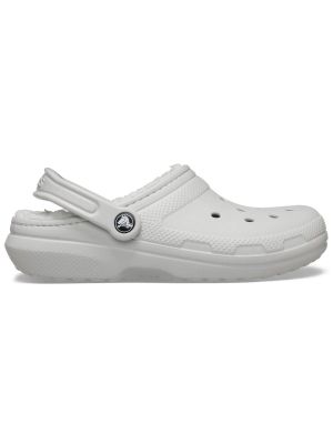 Zueco Crocs Mujer Classic Lined Clog Gris