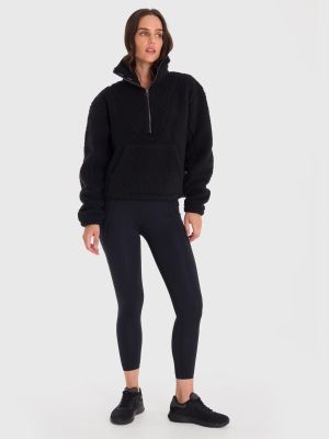 Polar Mujer Mid Zip Sherpa Negro