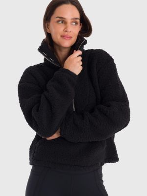 Imagen 2 del producto Polar Mujer Mid Zip Sherpa Negro