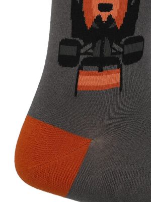 Imagen 2 del producto Calcetín Algodón Hombre C Car Gris