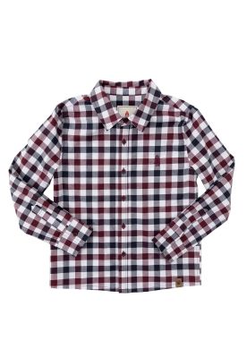 Camisa Manga Larga Collie Niño Rojo