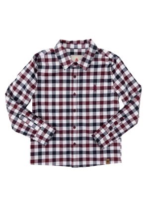 Camisa Manga Larga Collie Niño Rojo