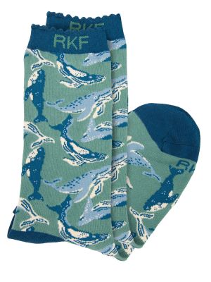 Imagen 2 del producto Calcetin Bambú Mujer St Whale Verde
