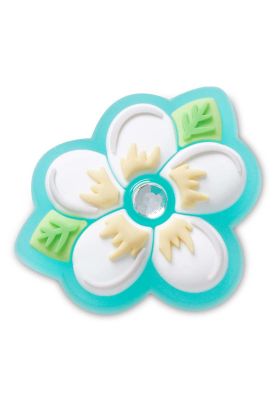 Jibbitz Plumeria Joya Floral Celeste