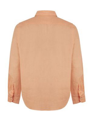 Imagen 2 del producto Camisa Lino Orgánico Naranja Linensol Hombre 