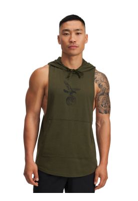 Polerón Sin mangas Training  hombre Project Rock verde