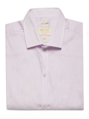 Camisa Cuello Italiano Hombre Easyiron Celeste