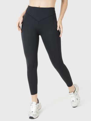 Calza Deportiva Mujer Mid-Rise Ankle Negro