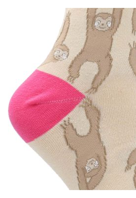 Imagen 2 del producto Calcetines Perezoso Mujer Beige