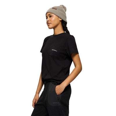 Imagen 2 del producto Polera Manga Corta Mujer Relaxed Pocket Negro