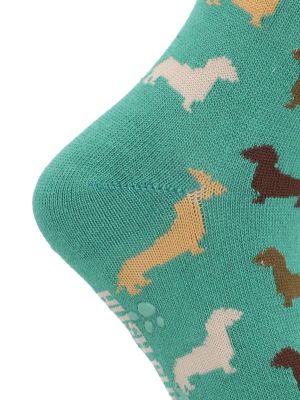 Imagen 2 del producto Calcetín Algodón C Dachshund Verde Niño