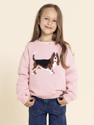 Imagen 2 del producto Chaleco Basset Niña Rosado