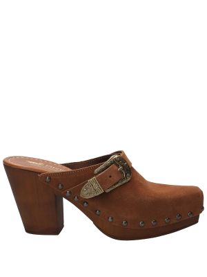 Sueco Cuero Mujer Padua Café