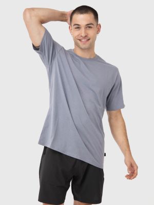 Polera Hombre Printed T-Shirt Gris