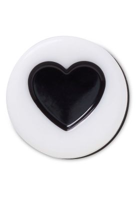 Jibbitz Crocs Corazón Amistad Blanco