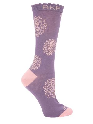 Calcetin Bambú Mujer St Dalia Morado