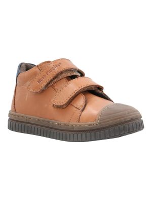 Zapatilla Cuero Waco Vl Niño Café