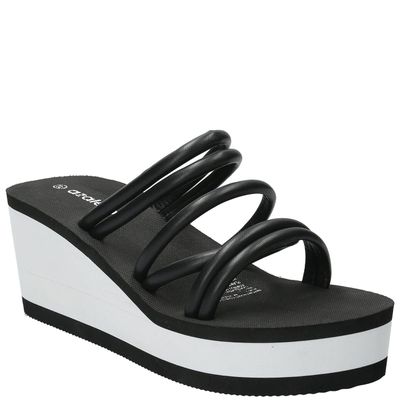 Sandalia Petra Negro Mujer