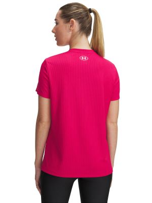 Imagen 2 del producto Polera Manga Corta UA Tech Mujer Fucsia