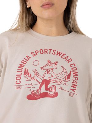 Imagen 2 del producto Polerón Mujer Ashcreek Crew Beige