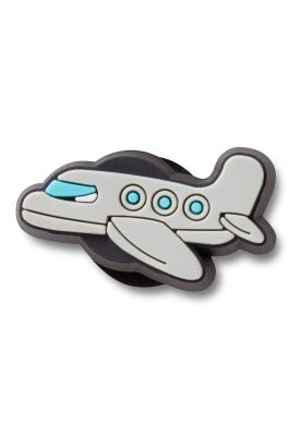 Jibbitz Crocs Avión Pequeño Gris