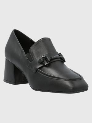 Zapato Cuero Mujer Zara Negro