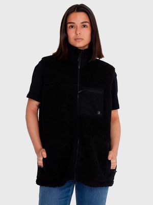 Imagen 2 del producto Polar Vest Sherpa sin mangas Negro Hombre