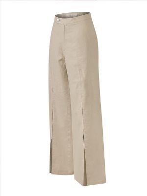 Pantalón Lino Orgánico Mujer Loch Beige