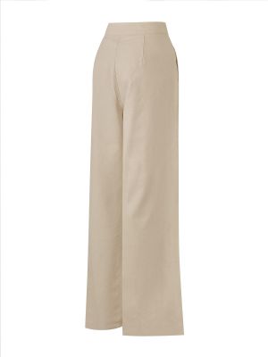 Imagen 2 del producto Pantalón Lino Orgánico Mujer Loch Beige 