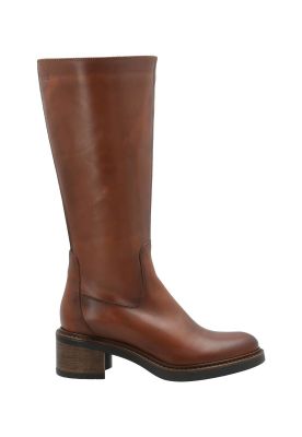 Bota Cuero Mujer Eloise Café Claro