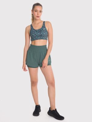 Short deportivo Mujer Pocket Verde