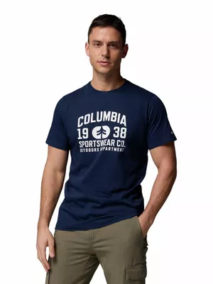 Polera M/C Hombre CSC Seasonal Logo Azul