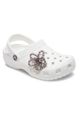 Imagen 2 del producto Jibbitz Crocs Flor Clásica Con Cuentas Plateado