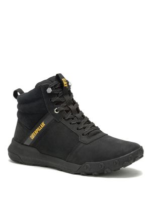 Zapatilla C/Caña Cuero Hombre Hex Ready Mid Negro