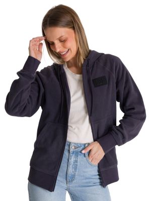 Polerón Microfleece Full Zip Mujer Gris