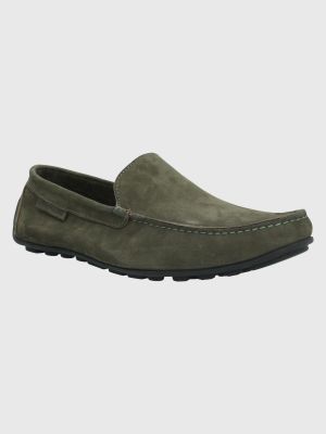 Mocasín Cuero Verde Hombre Blumenau