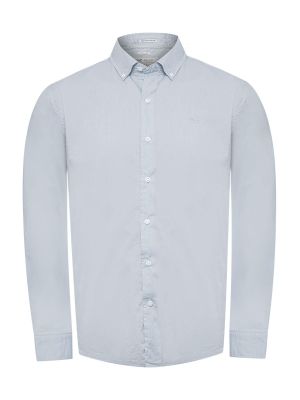 Camisa Algodón Orgánico Hombre Soft Azul