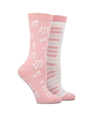 Imagen 1 del producto Calcetín Algodón Mujer Diff Music Rosado