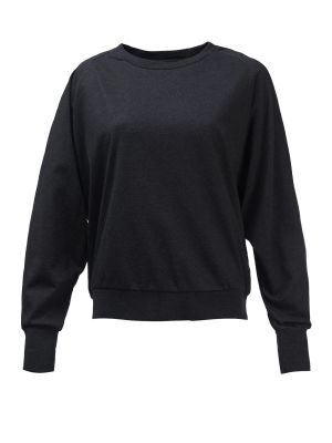 Polerón Algodón Orgánico Anara Negro Mujer