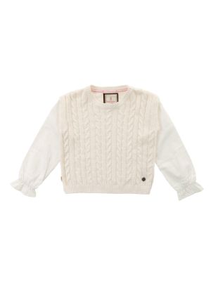 Chaleco Niña Fiore Blanco