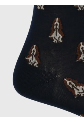 Imagen 2 del producto Calcetin Azul Oscuro Basset Hombre