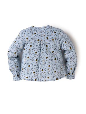 Imagen 2 del producto Blusa Manga Larga Niña Cali Celeste