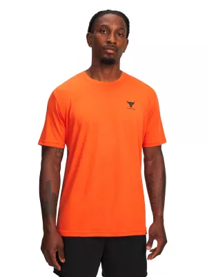 Polera Manga Corta Training para hombre Porject Rock naranja