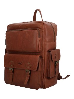 Imagen 2 del producto Mochila Cuero Unisex Aq Hank Back Café