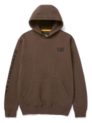 Polerón Trademark Banner Hombre Café Oscuro