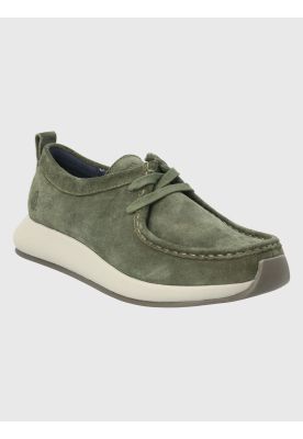 Zapato Cuero Verde Militar Hombre Icon