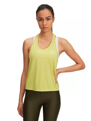 Polera Sin mangass Training mujer Tech Swing amarillo