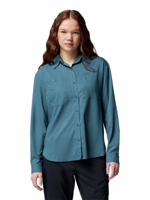 Blusa M/L Mujer Silver Ridge Utility Azul