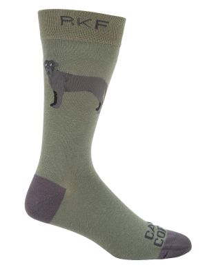 Calcetin Bambú Hombre Cane Corso Verde